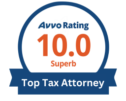 Silver Tax Group has a 10/10 rating for being a top tax lawyer.