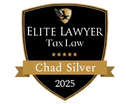 Chad Silver is rated 5/5 as an Elite Tax Lawyer.